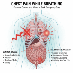 Chest Pain While Breathing Common Causes and When to Seek Emergency Care